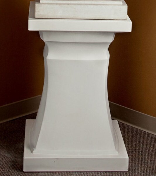Avanti Pedestal Cast Stone Column for Displaying Statues Modern